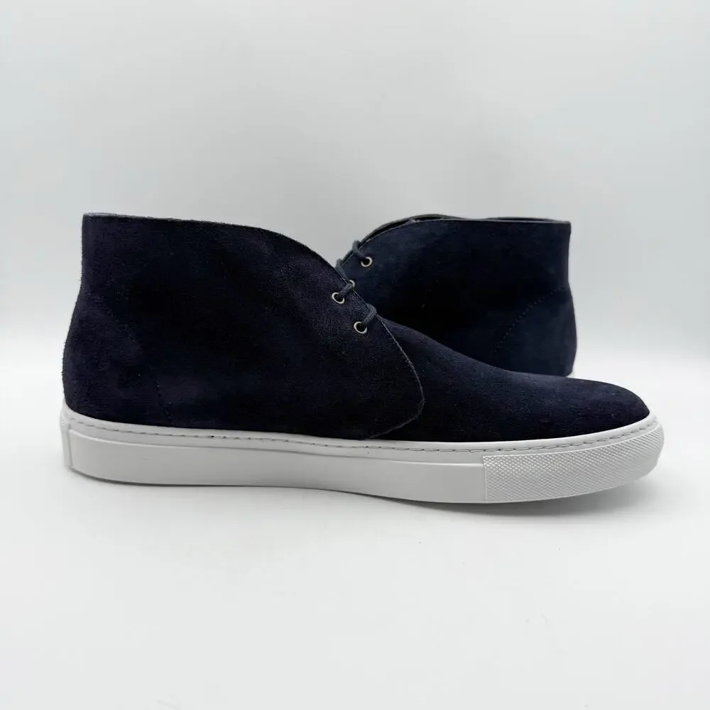 To Boot New York Mens Woodrow Chukka Boots Size 11M EU 44 Navy Blue Leather NIB